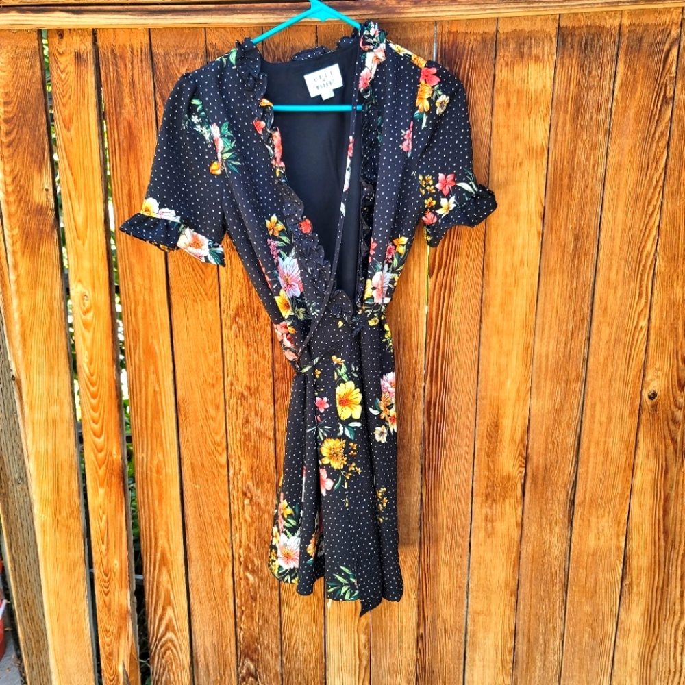 Lost +Wander Floral Wrap Dress